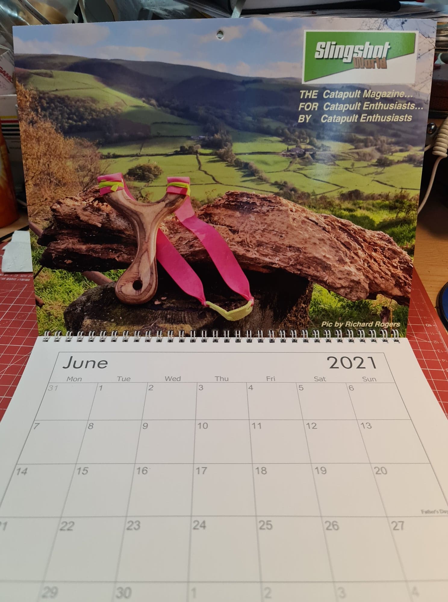 CALENDARS ARE HERE! A3 In Luxury Glossy Print Slingshot World